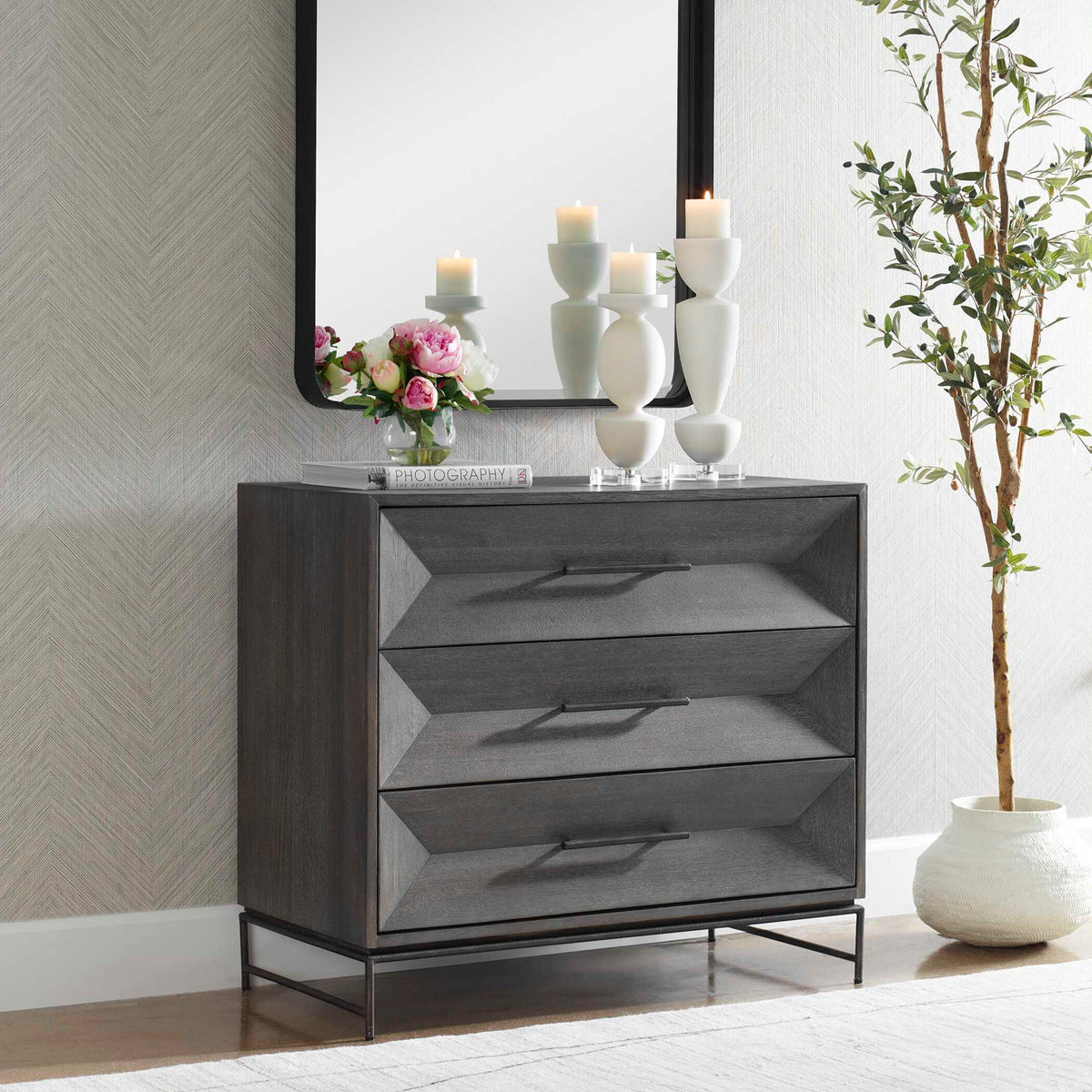 Knox - Dark Walnut Accent Chest