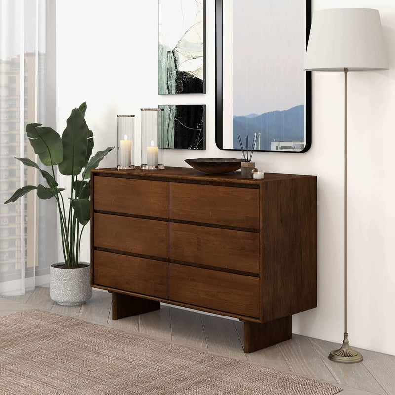 Dubrovnik - Dresser With 6 Drawers - Brown - R&R Furniture Gallery (Fountain Valley, CA)
