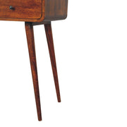 Triple Curved Console Table - Brown - R&R Furniture Gallery (Fountain Valley, CA)