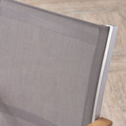 Poetic - Outdoor Dining Chair With Faux Wood Arms And Aluminum Frame (Set of 2) - Gray - R&R Furniture Gallery (Fountain Valley, CA)