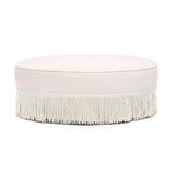 Tassy - Tasseled Round Ottoman