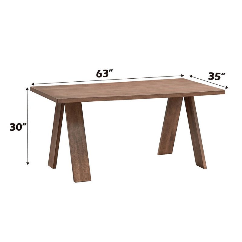 Sarha - Dining Table - Walnut - R&R Furniture Gallery (Fountain Valley, CA)
