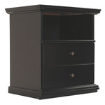 Maribel - One Drawer Night Stand - Black - R&R Furniture Gallery (Fountain Valley, CA)