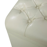 Juliana storage ottoman by Noble House featuring a plush fabric top and birch wood legs for stylish storage and seating.
