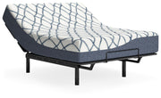 12 Inch Chime Elite 2.0 - California King Mattress - White / Blue - R&R Furniture Gallery (Fountain Valley, CA)