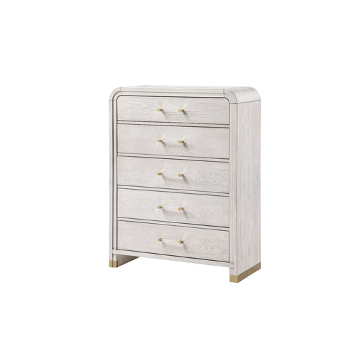 Malco - Chest, Gold Accents - Oak - R&R Furniture Gallery (Fountain Valley, CA)