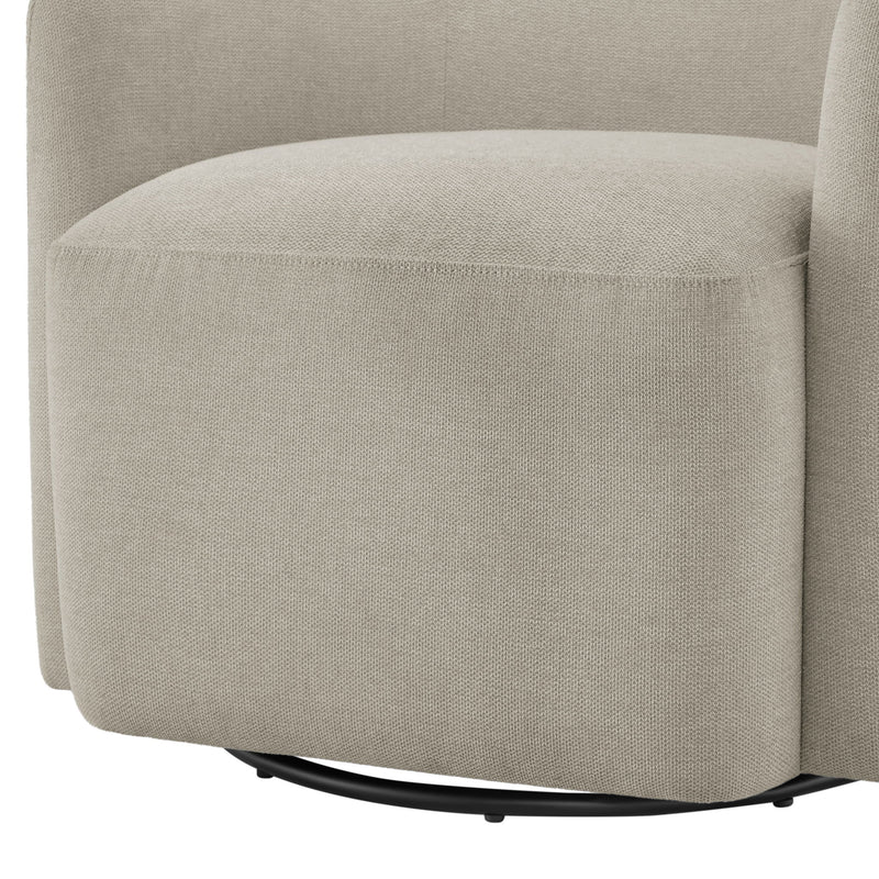 Ardena - Modern Swivel Barrel Chair - R&R Furniture Gallery (Fountain Valley, CA)
