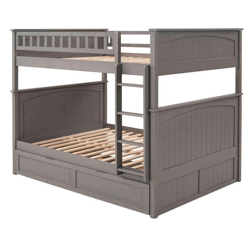 Bunk Bed With Twin Size Trundle, Guardrails - R&R Furniture Gallery (Fountain Valley, CA)