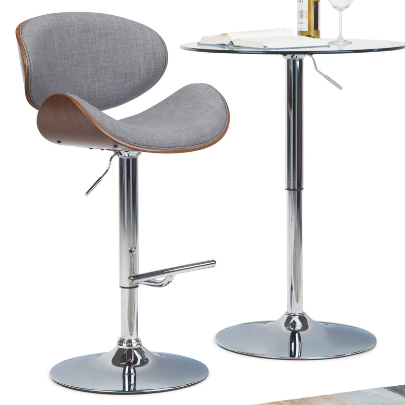 Marana - Multifunctional Handcrafted Bentwood Adjustable Swivel Bar Stool - R&R Furniture Gallery (Fountain Valley, CA)