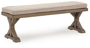 Laguna Heights - Bench With Cushion - Beige - R&R Furniture Gallery (Fountain Valley, CA)