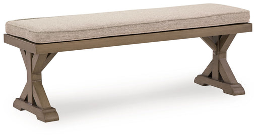 Laguna Heights - Bench With Cushion - Beige - R&R Furniture Gallery (Fountain Valley, CA)