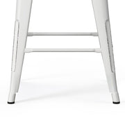 Rayne - Curved Back Metal Stool (Set of 2) - R&R Furniture Gallery (Fountain Valley, CA)