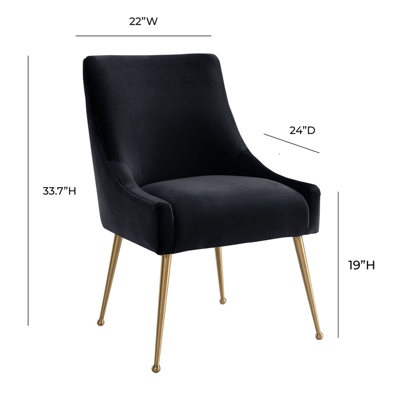 Beatrix - Velvet Side Chair - R&R Furniture Gallery (Fountain Valley, CA)