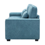 Modern Fabric Sofa With Cushions, Sleek Arm Design - R&R Furniture Gallery (Fountain Valley, CA)