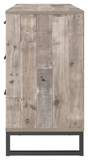 Neilsville - Six Drawer Dresser - Vinyl-Wrapped - Whitewash - R&R Furniture Gallery (Fountain Valley, CA)