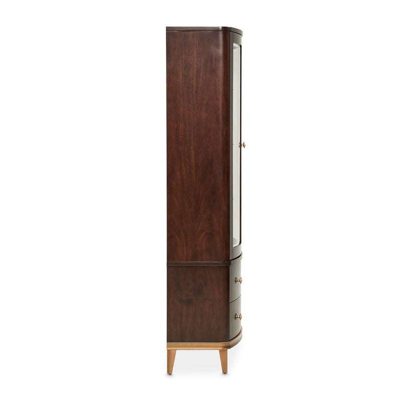 Camellia Field - Display Cabinet - Dark Brown - R&R Furniture Gallery (Fountain Valley, CA)