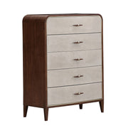 Houston - 5-Drawer Chest - Walnut - R&R Furniture Gallery (Fountain Valley, CA)