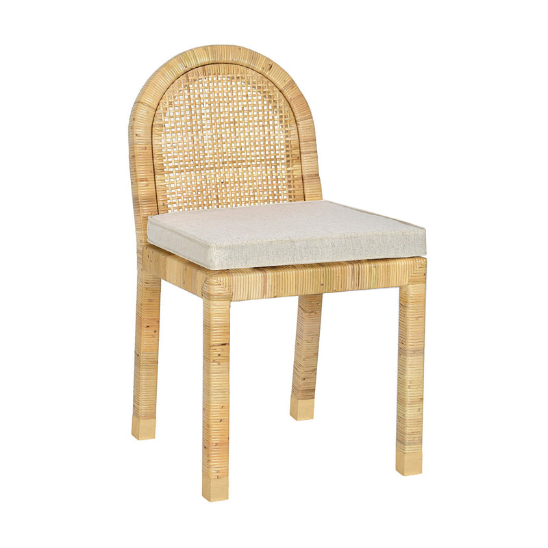 Amara - Arched Dining Chair - Cream - R&R Furniture Gallery (Fountain Valley, CA)