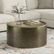 Corbin - Coffee Table - Antique Gold - R&R Furniture Gallery (Fountain Valley, CA)