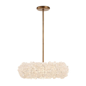 Spangled - 6 Light Pendant - Brass