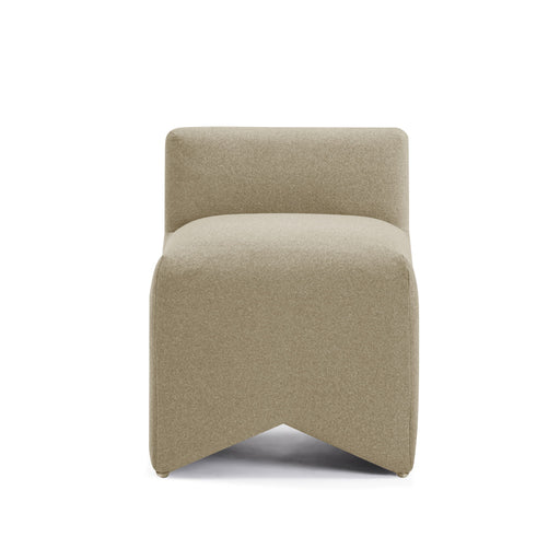 Pippa - Mohair Stool - Taupe - R&R Furniture Gallery (Fountain Valley, CA)