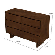 Dubrovnik - Dresser With 6 Drawers - Brown - R&R Furniture Gallery (Fountain Valley, CA)