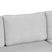 Noble House sectional sofa with upholstered cushions and reversible armrests, designed for stylish living room seating.