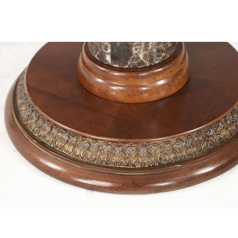 Villa Valencia - Chair Side Table - Classic Chestnut - R&R Furniture Gallery (Fountain Valley, CA)