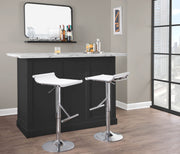 Lumi Source Mirage Ale contemporary adjustable bar stool with sleek design and adjustable height for modern kitchen or bar area