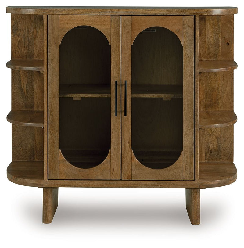 Niall - Accent Cabinet - Light Brown - R&R Furniture Gallery (Fountain Valley, CA)