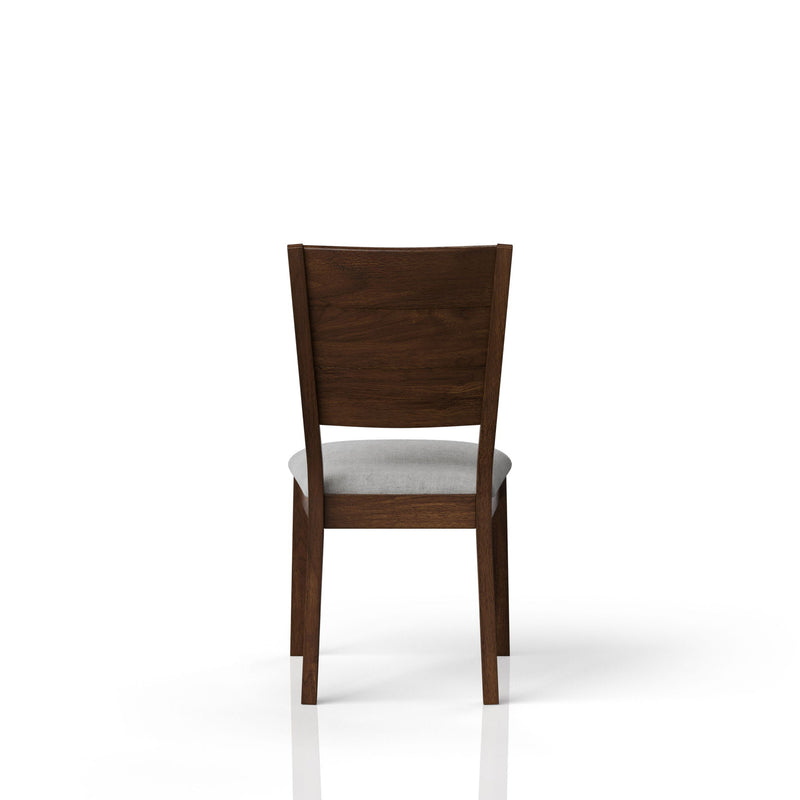 Dining Chairs Upholstered Side Chair - Cherry - R&R Furniture Gallery (Fountain Valley, CA)