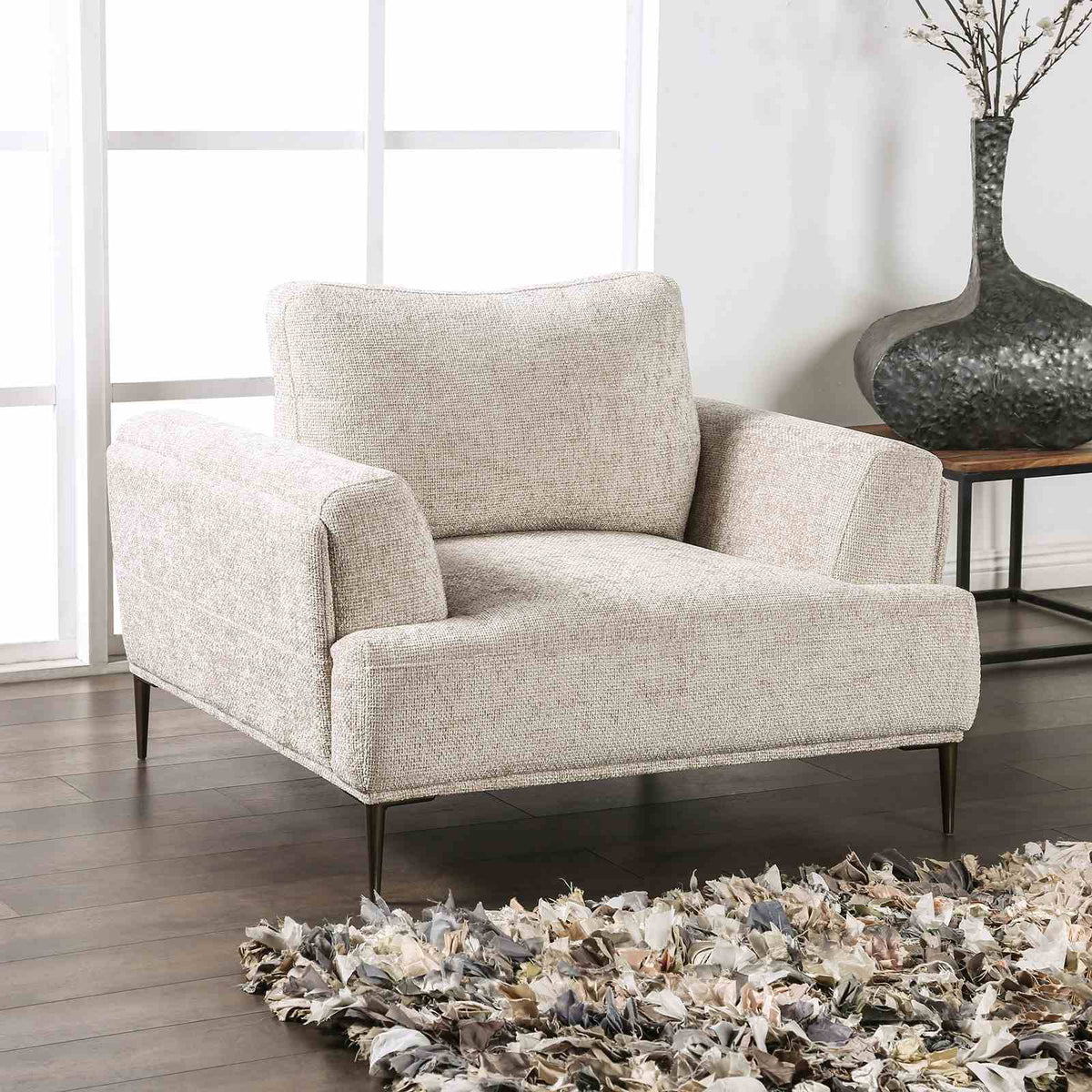 Chair, Light Brown - FM63007LB-CH