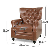 Welch - Contemporary Tufted Pushback Recliner - R&R Furniture Gallery (Fountain Valley, CA)