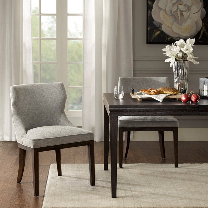 Hutton - Dining Side Chair (Set of 2) - Gray - R&R Furniture Gallery (Fountain Valley, CA)