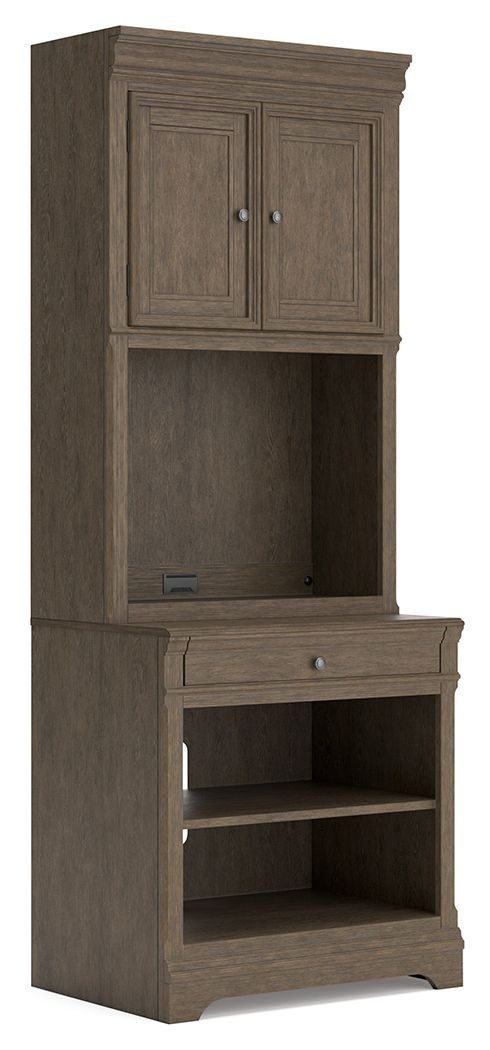 Janismore - Bookcase - Weathered Gray - R&R Furniture Gallery (Fountain Valley, CA)
