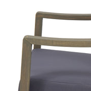 Noble House Samwell outdoor 2-piece coffee table and loveseat set with cushioned seats and metal frame, perfect for patio relaxation.