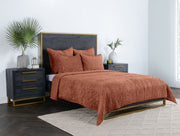 Bari - Velvet Quilt Set - R&R Furniture Gallery (Fountain Valley, CA)