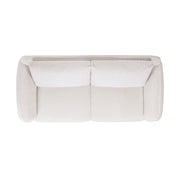 Sharon - Puffy Arm Sofa - Alpaca Off-White - R&R Furniture Gallery (Fountain Valley, CA)