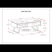 Lowry - Handcrafted Coffee Table - R&R Furniture Gallery (Fountain Valley, CA)