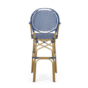 Outdoor Wicker And Aluminum French Barstools (Set of 2) - R&R Furniture Gallery (Fountain Valley, CA)