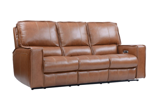 Rockford - Triple Power Reclining Reclining Sofa - Verona Saddle - R&R Furniture Gallery (Fountain Valley, CA)