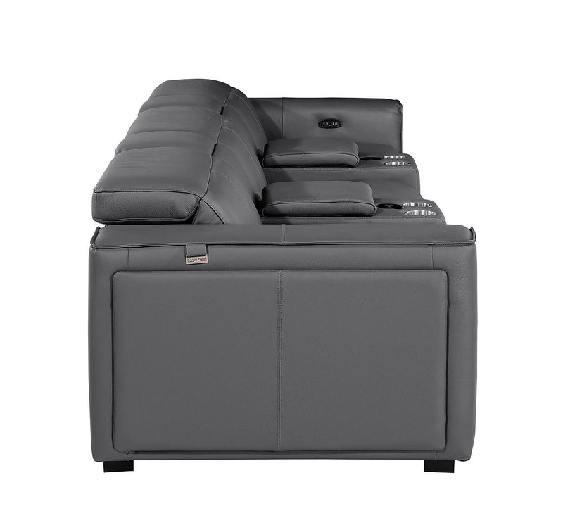 1224 - 5-Piece Modular Power Reclining Sofa In With 3 Power Recliners & Power Headrests