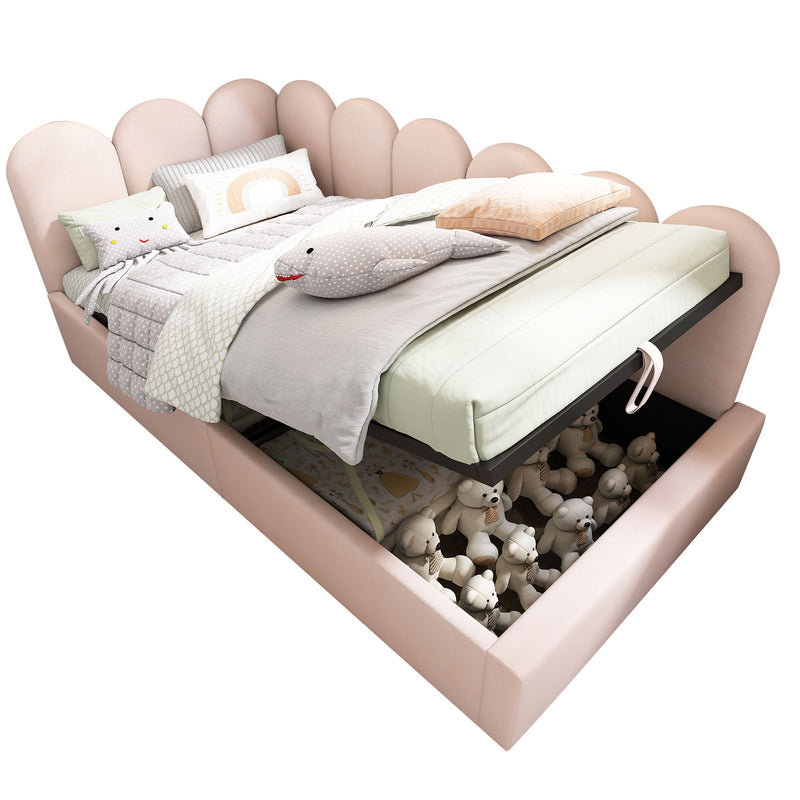 Upholstered Daybed With Metal Slatted Base - R&R Furniture Gallery (Fountain Valley, CA)