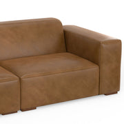 Rex - Handcrafted Sectional Sofa And Ottoman - R&R Furniture Gallery (Fountain Valley, CA)