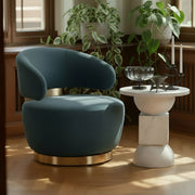 Austin - Recycled Fabric Swivel Chair - R&R Furniture Gallery (Fountain Valley, CA)