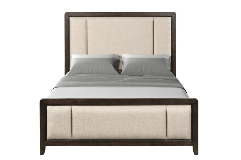 Upholstered Headboard & Footboard With Traditional Styling Bed - R&R Furniture Gallery (Fountain Valley, CA)