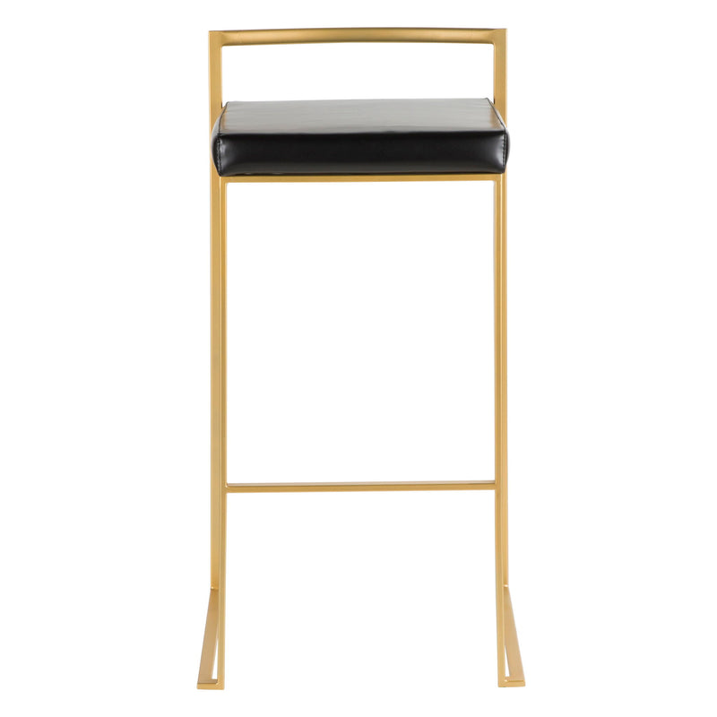 Lumi Source Fuji contemporary glam barstool with quality construction, featuring sleek design and modern style for stylish seating.