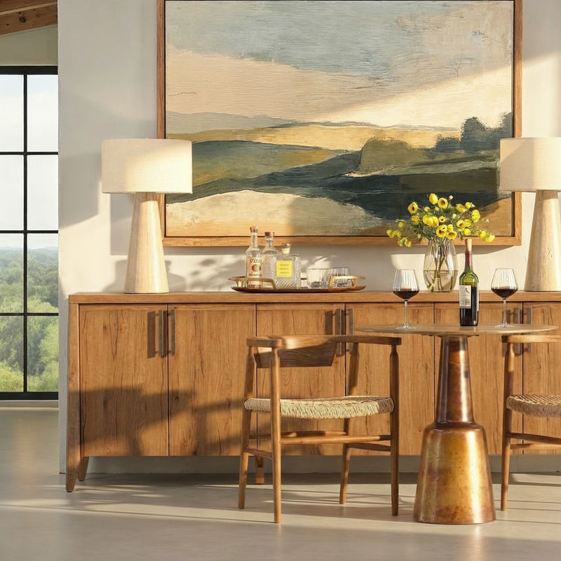 Nevin - Dining Chair - Brown And Natural