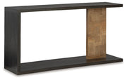 Camlett - Console Sofa Table - Brown - R&R Furniture Gallery (Fountain Valley, CA)