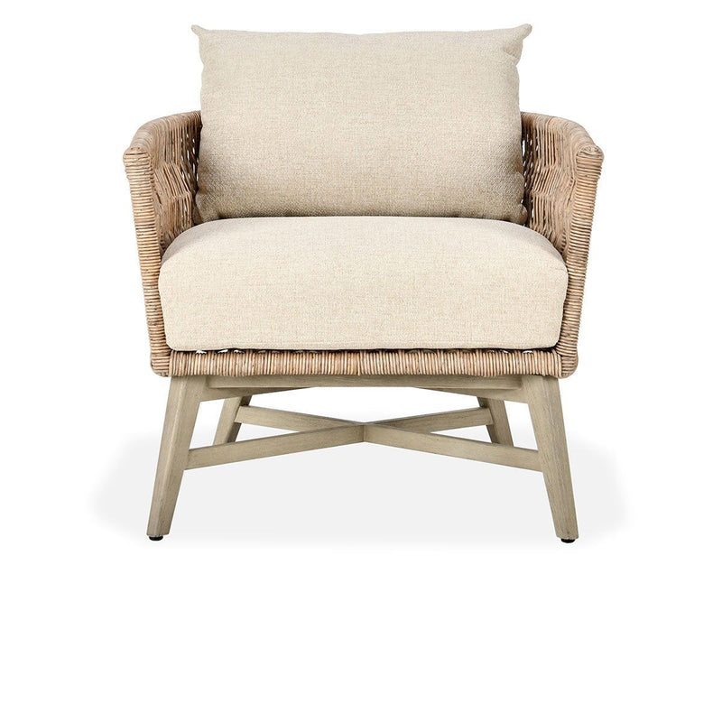 Collins - Outdoor Accent Chair - Natural / Sand - R&R Furniture Gallery (Fountain Valley, CA)